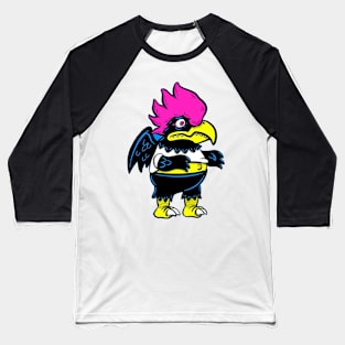 Monster Chicken Art Baseball T-Shirt